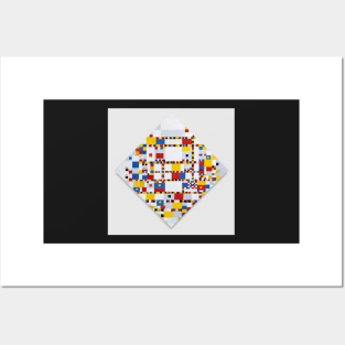 Victory Boogie Woogie by Mondrian Posters and Art